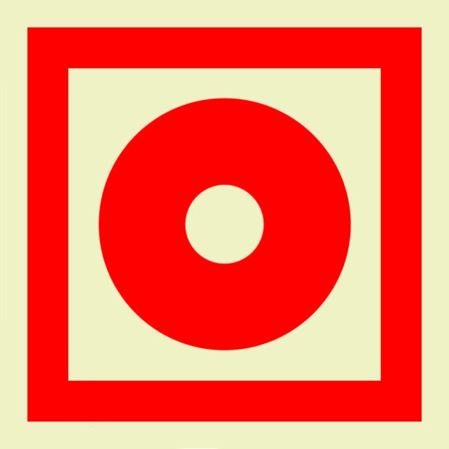 Sinal botão de alarme