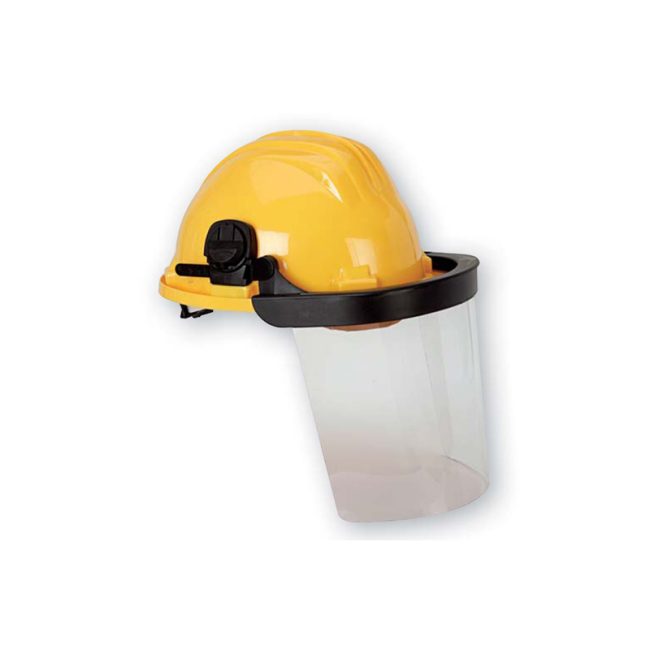 Capacete Protector de Viseira Facial