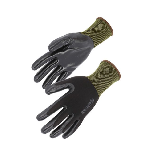 Luva Poliamida Palma Revestida a Nitrilo