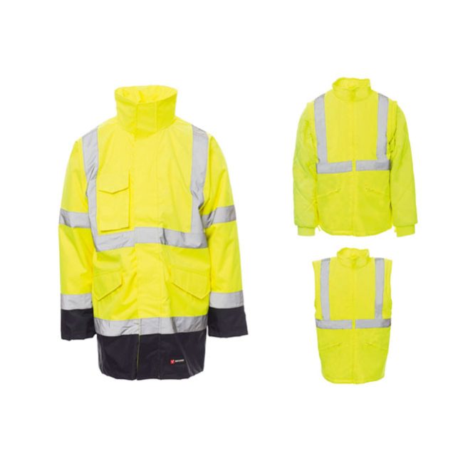 Parka Bicolor de Alta visibilidade Modelo Yard